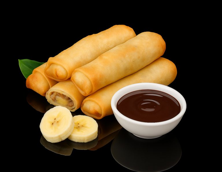 Bananen Frühlingsrollen (5 Stück)